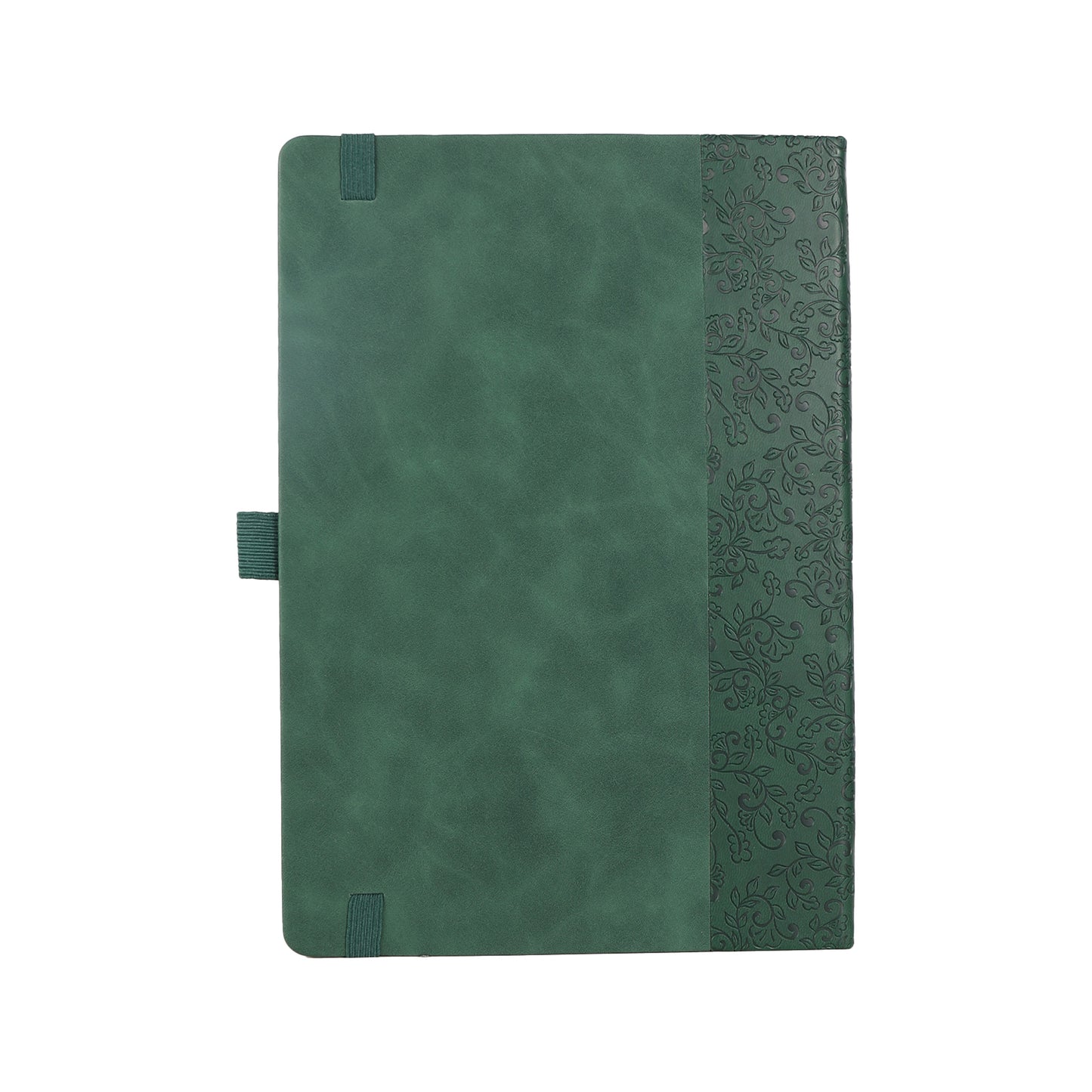 B5 Leaf & Texture Dot Grid Notebook - Green