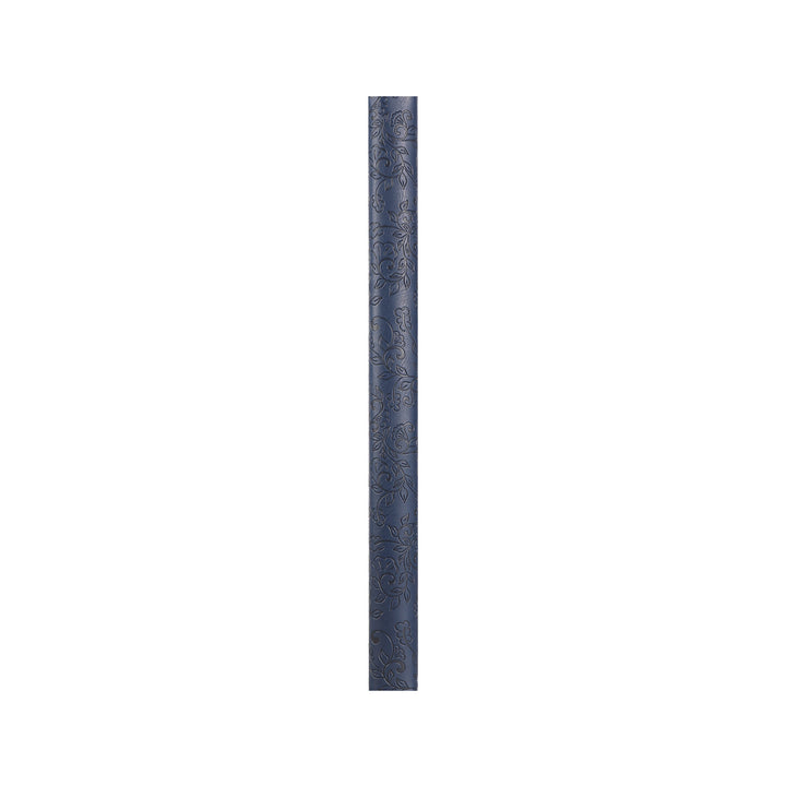 B5 Leaf & Texture Dot Grid Notebook - Navy