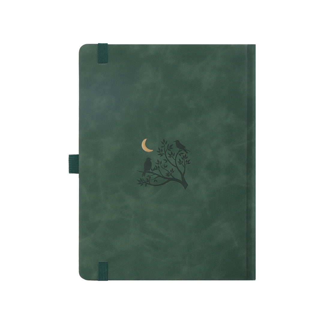 B5 Moonlight Melody Dot Grid Notebook - Green
