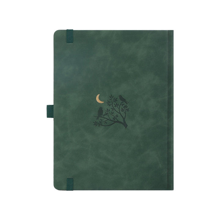 B5 Moonlight Melody Dot Grid Notebook - Green