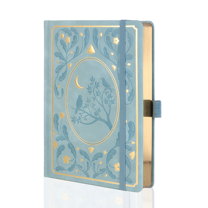 B5 Moonlight Melody Dot Grid Notebook - Light Blue
