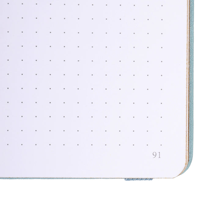B5 Moonlight Melody Dot Grid Notebook - Light Blue