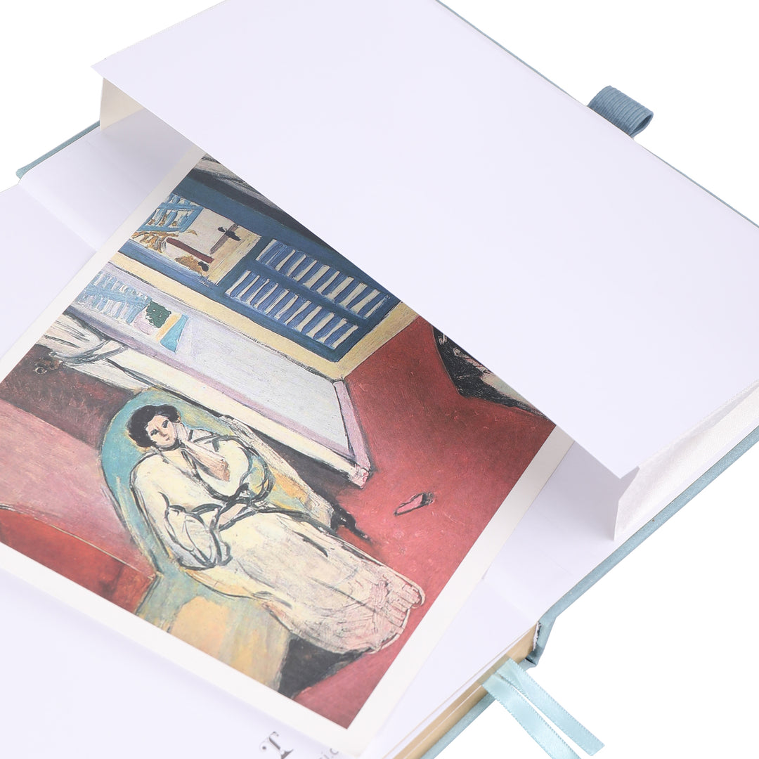 B5 Moonlight Melody Dot Grid Notebook - Light Blue