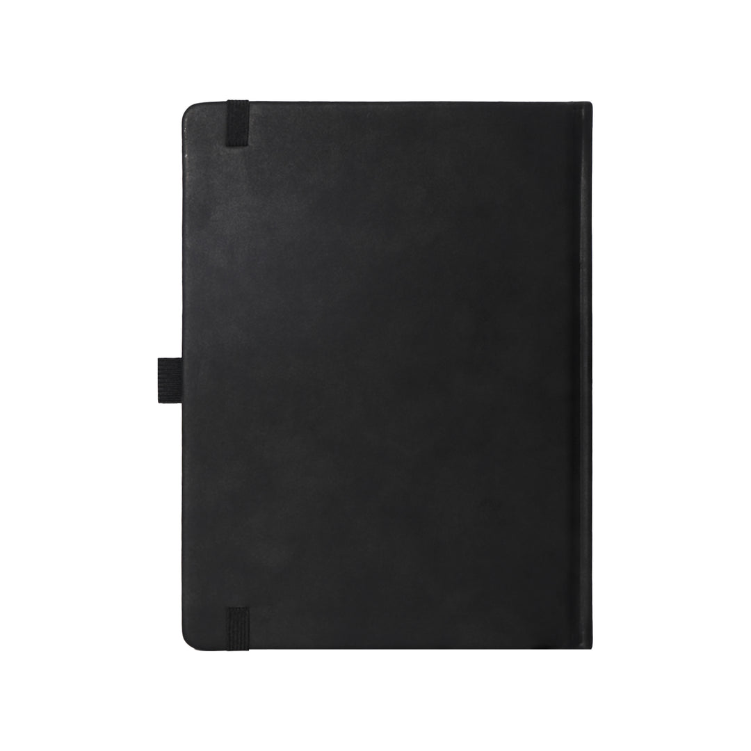 B5 Solunara Dot Grid Notebook - Black Silver