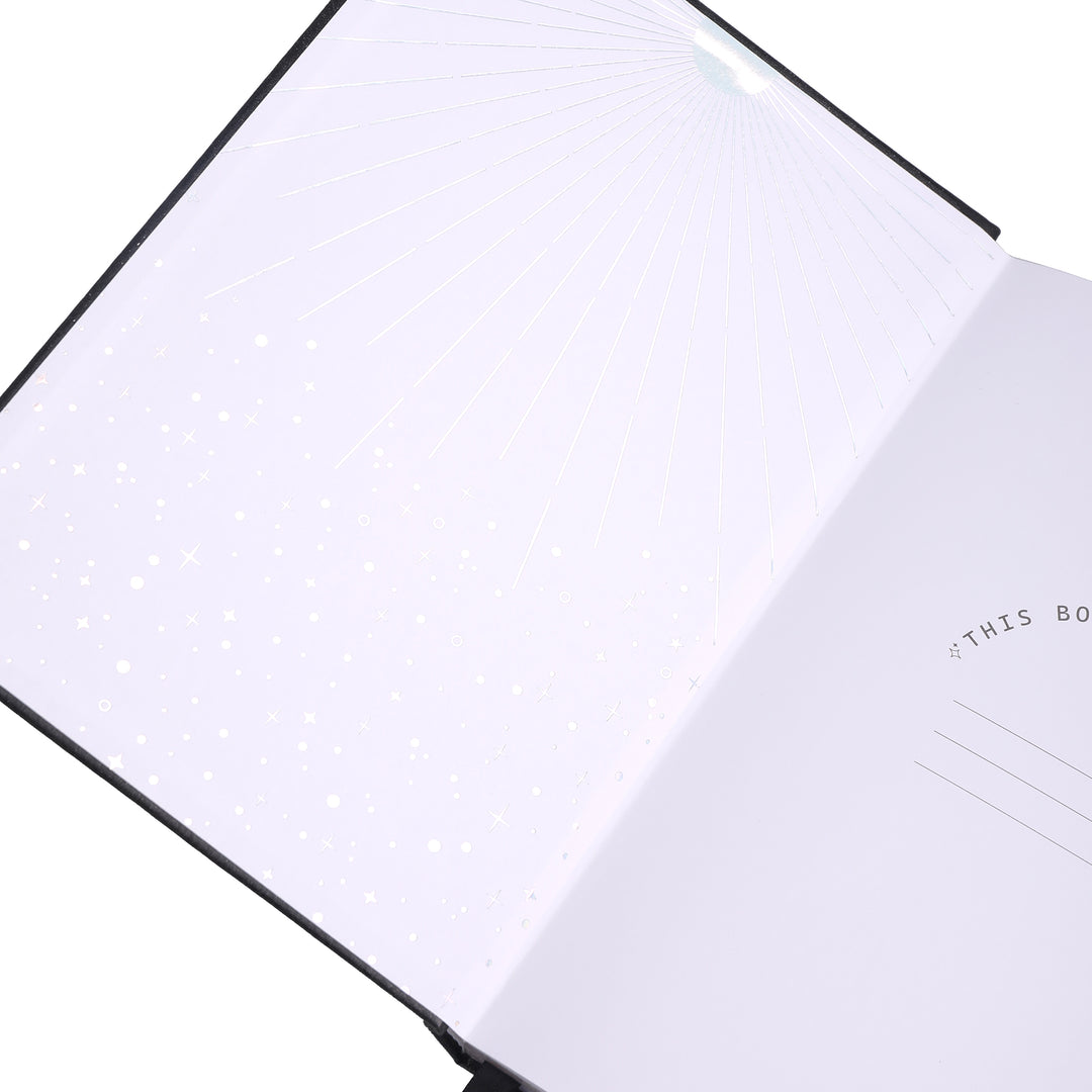 B5 Solunara Dot Grid Notebook - Black Silver