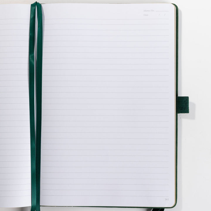 B5 Leaf &amp; Texture Notebook - Green
