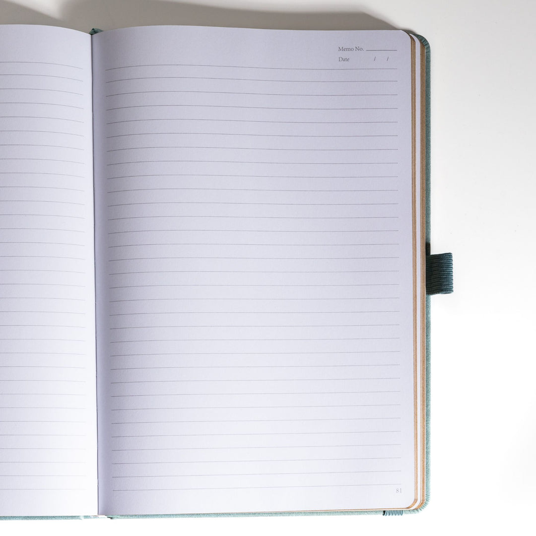 B5 Moonlight Melody Notebook - Light Blue