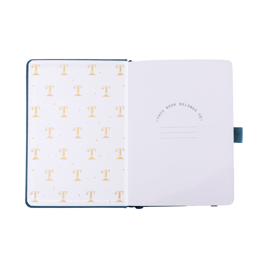 B6 Lotus &amp; Koi Notebook - Navy