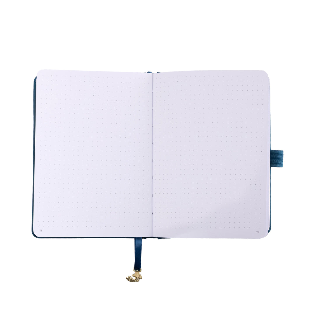 B6 Lotus &amp; Koi Notebook - Navy