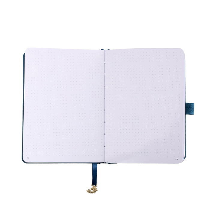 B6 Lotus &amp; Koi Notebook - Navy