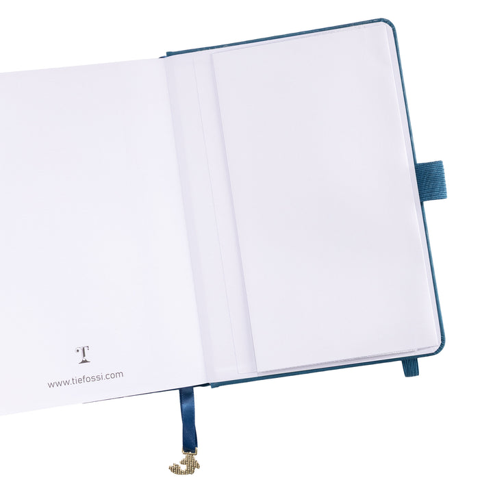 B6 Lotus &amp; Koi Notebook - Navy