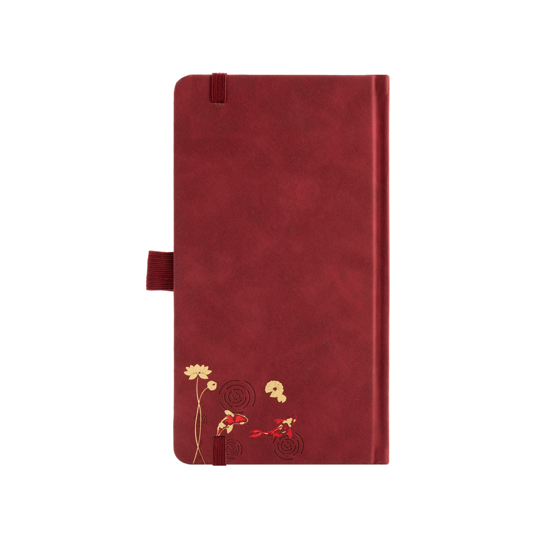 Lotus &amp; Koi Travelers Notebook - Red (Preorder, Ships August 25)