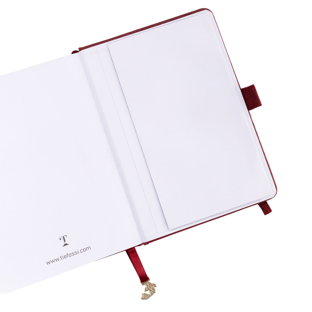 B6 Lotus &amp; Koi Notebook - Red