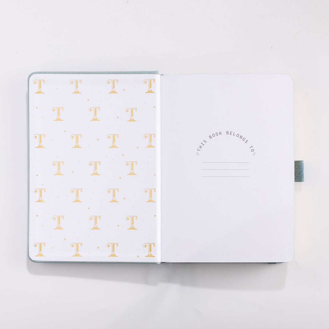 B6 Moonlight Melody Notebook - Light Blue