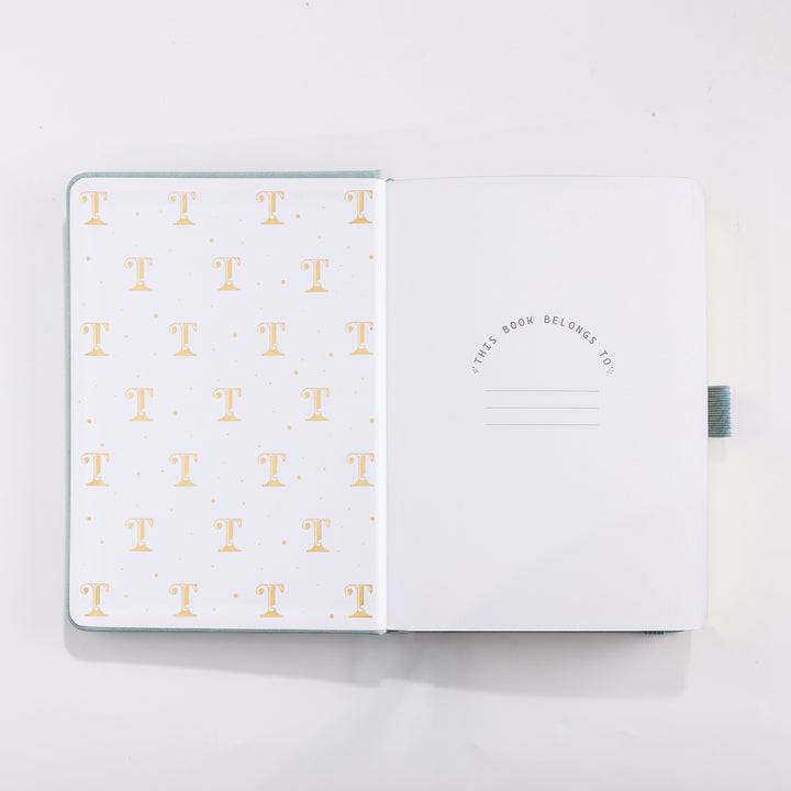 B6 Moonlight Melody Notebook - Light Blue