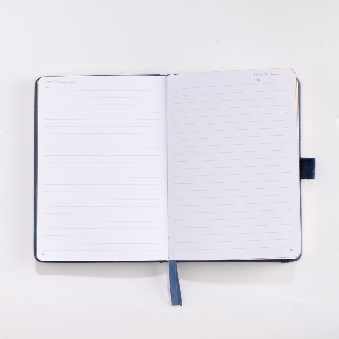 B6 Moonlight Melody Notebook - Navy