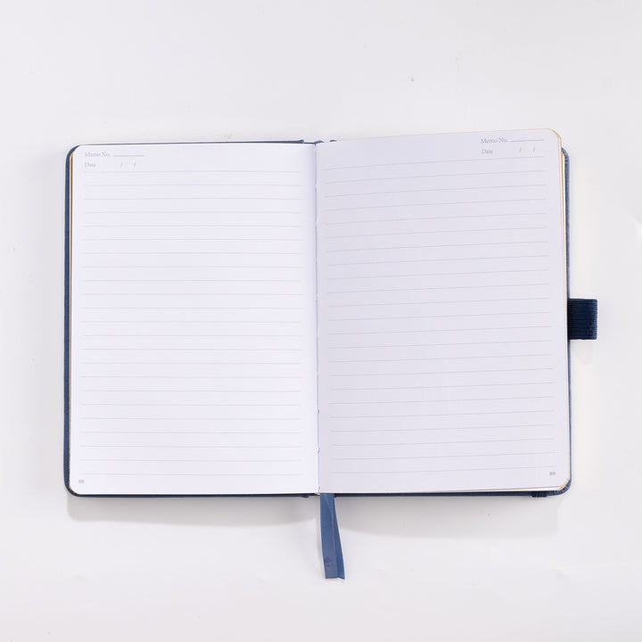 B6 Moonlight Melody Notebook - Navy