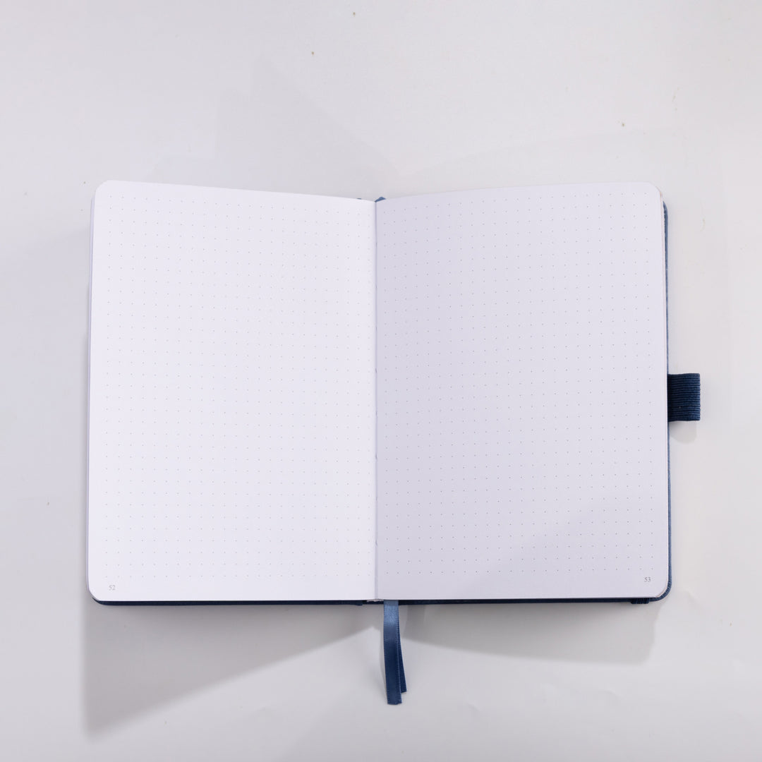 B6 Moonlight Melody Notebook - Navy