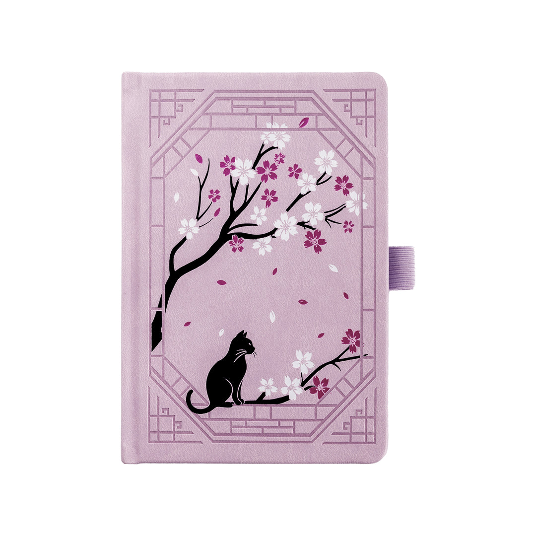 B6 Sakura &amp; Cat Notebook - Pink (Pre-order, Ships August 25)