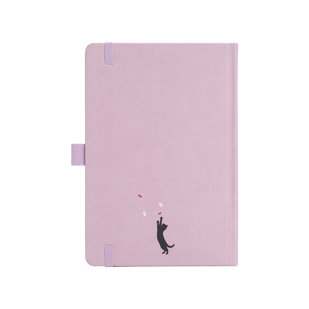 B6 Sakura &amp; Cat Notebook - Pink (Pre-order, Ships August 25)