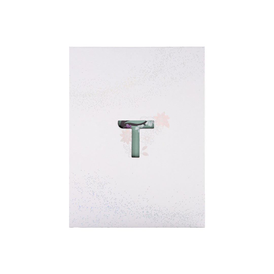 B6 Sakura &amp; Cat Notebook - Light Green