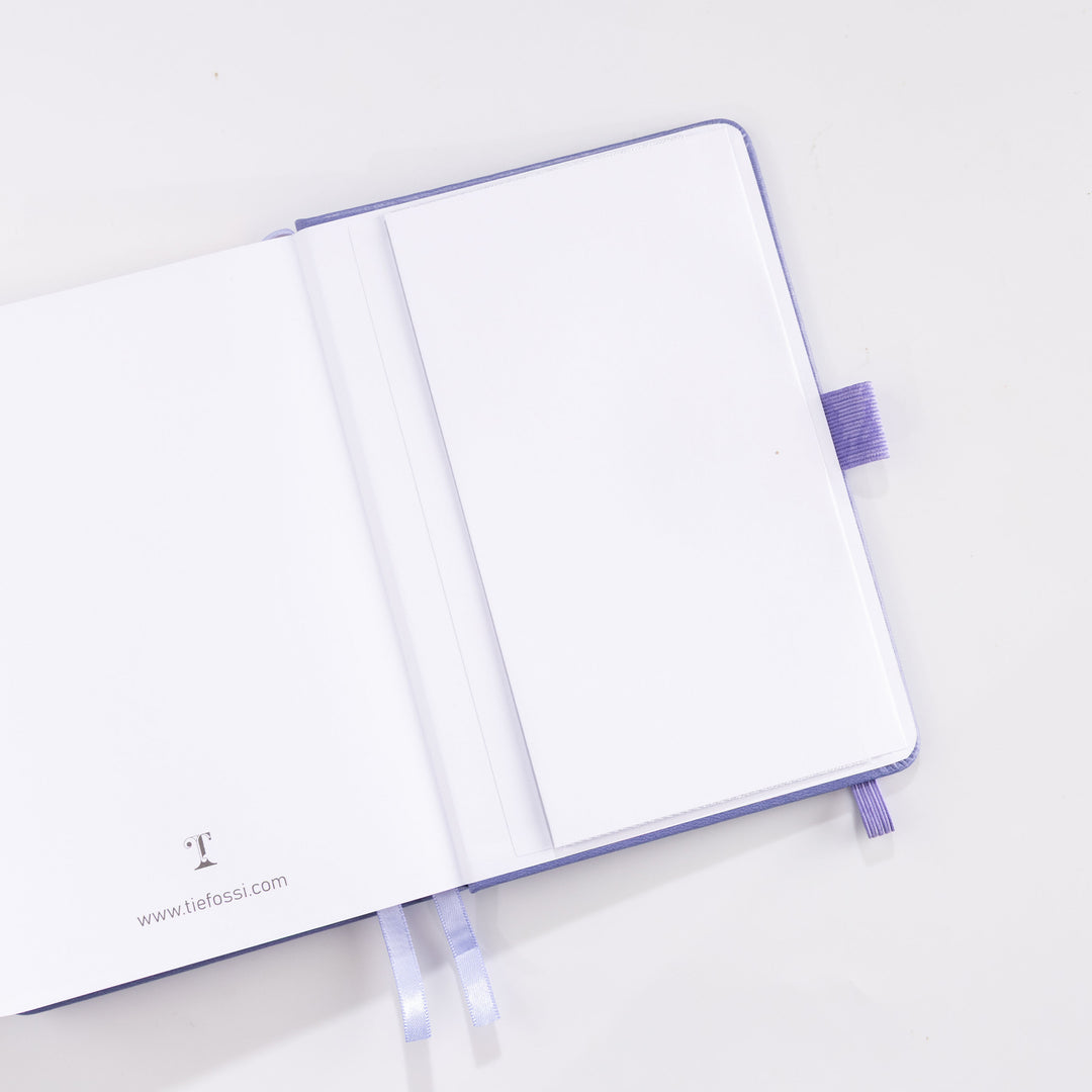B6 Sakura &amp; Cat Notebook - Deep Purple