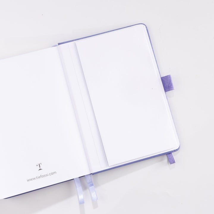 B6 Sakura &amp; Cat Notebook - Deep Purple