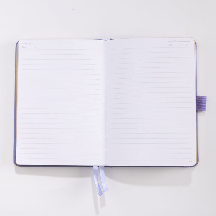 B6 Sakura &amp; Cat Notebook - Deep Purple