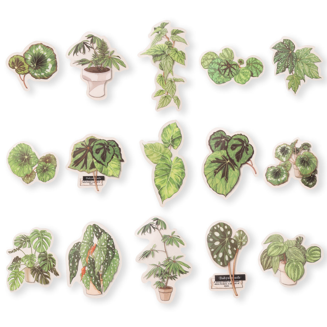 Green Plant Research Centre Stickers - 120 Pcs