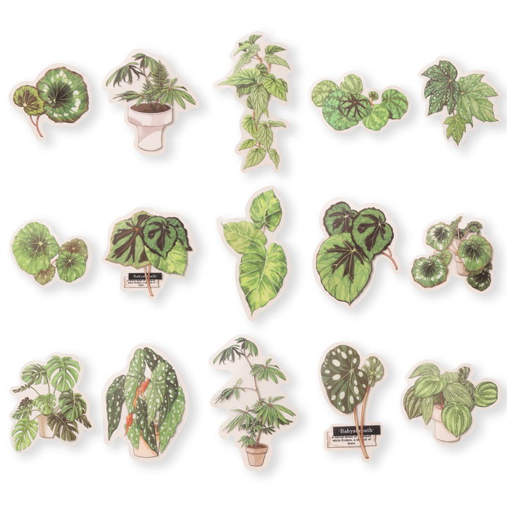 Green Plant Research Centre Stickers - 120 Pcs