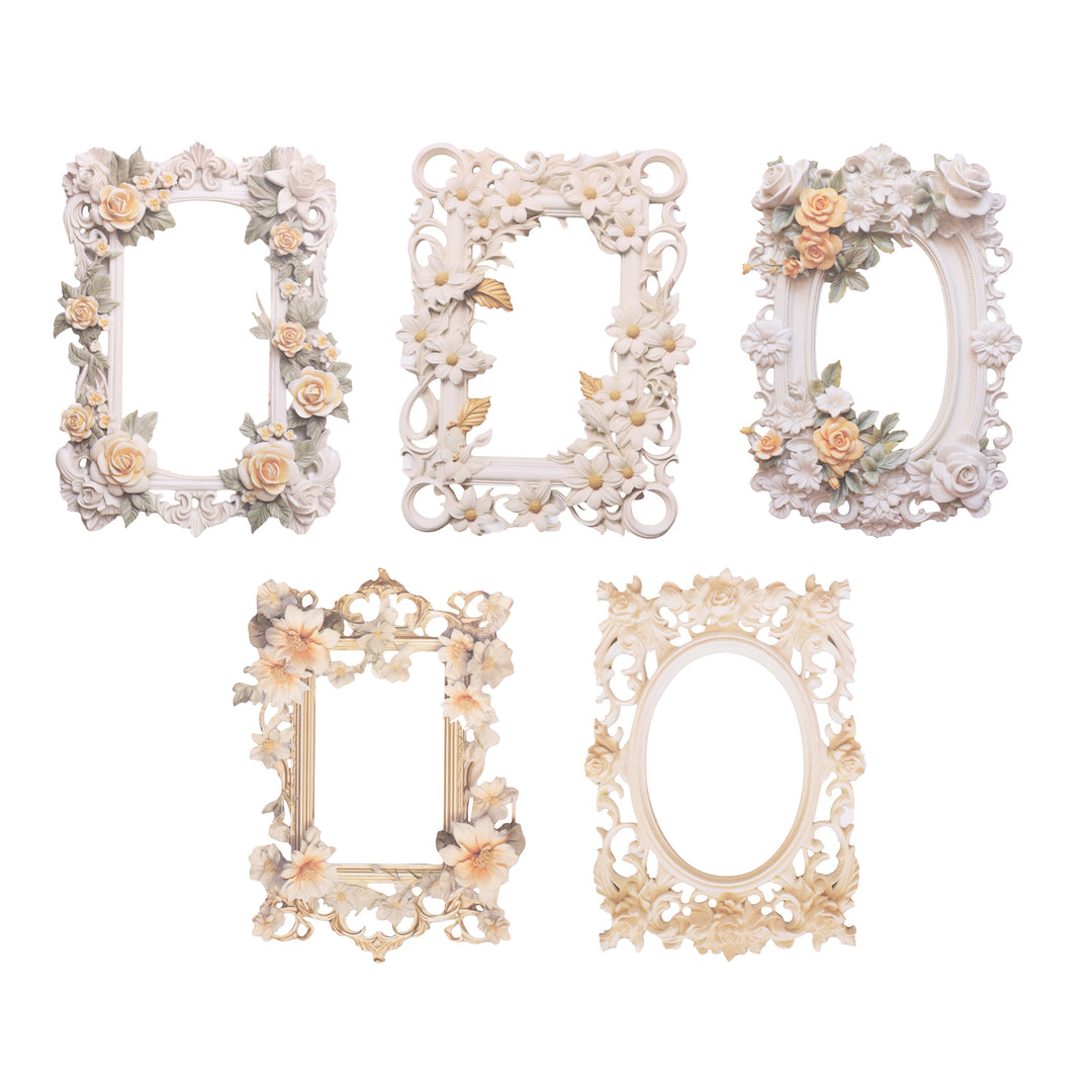 Flower Mirror Manor Scrapbook Paper - 60 Sheets