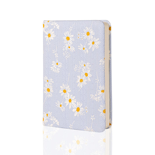 Blue Daisy Lined & Blank Notebook - A6