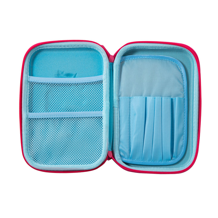 Book Style 3D Unicorn Pencil Case - Blue