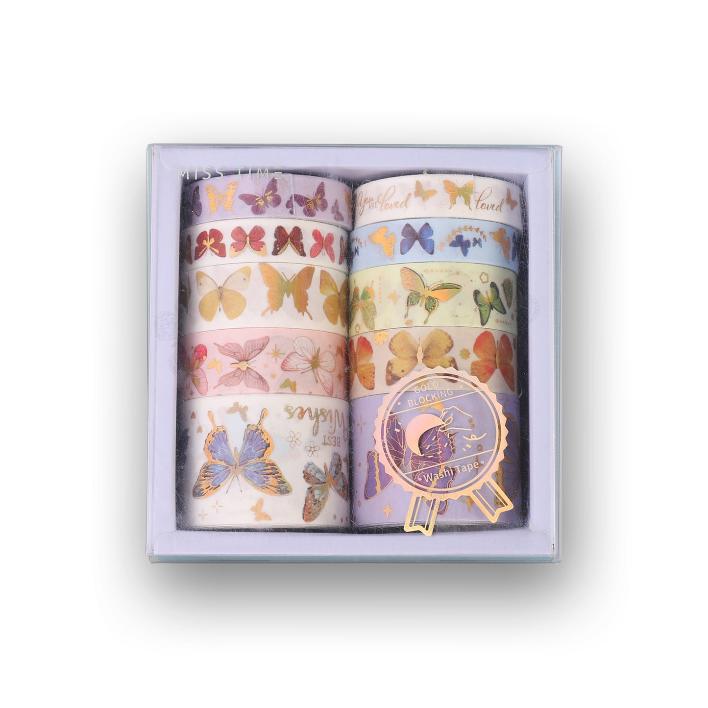 Butterfly Album Washi Tape - Set of 10