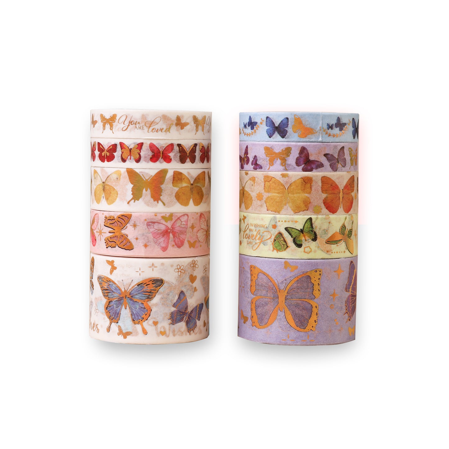 Butterfly Album Washi Tape - Set of 10