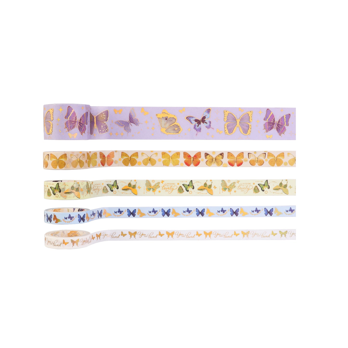 Butterfly Album Washi Tape - Set of 10