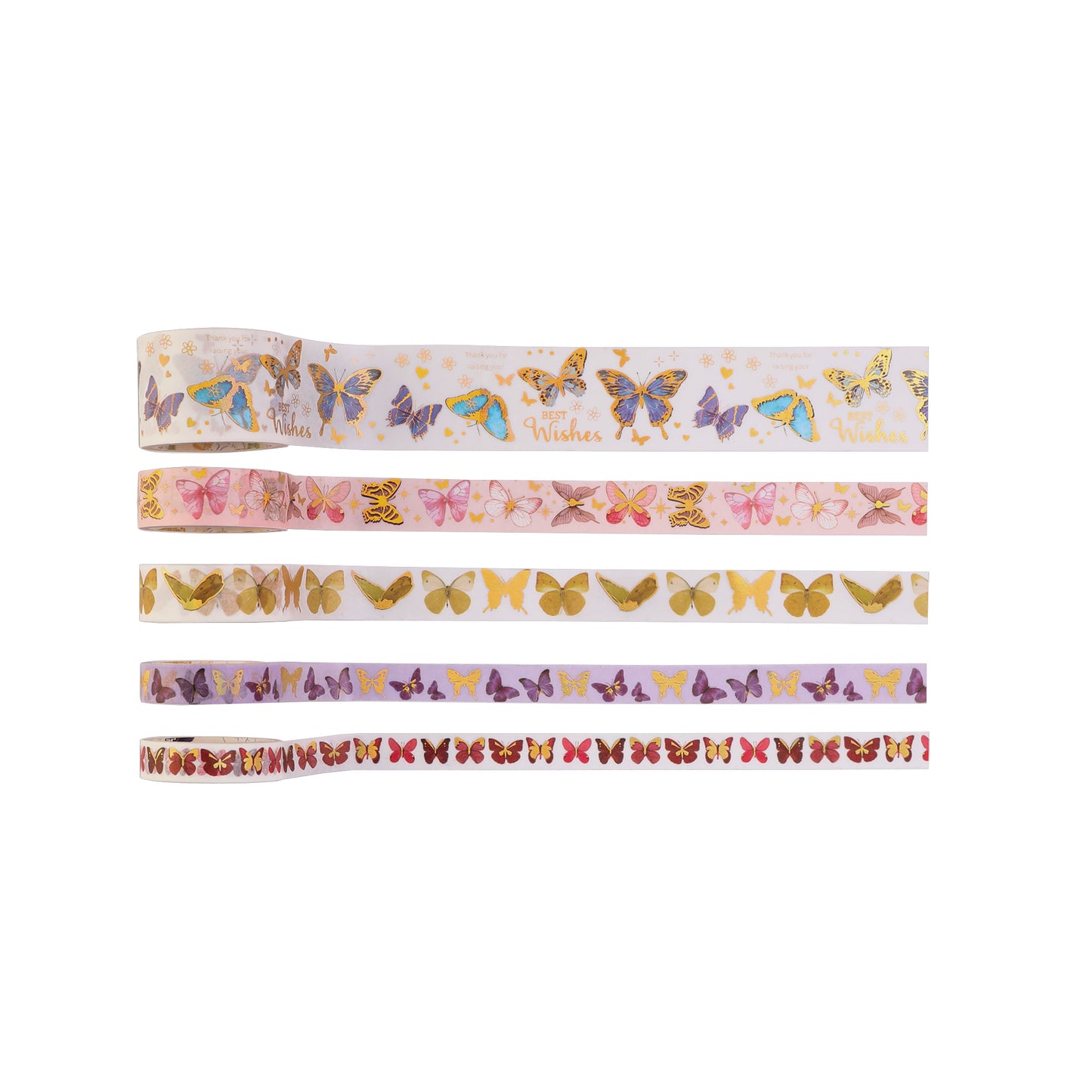 Butterfly Album Washi Tape - Set of 10