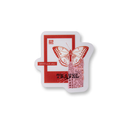 Butterfly Blossoms Stickers - 30 Pcs