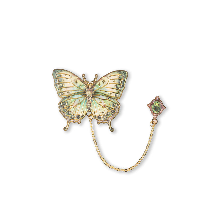Metal Butterfly In Painting Bookmark