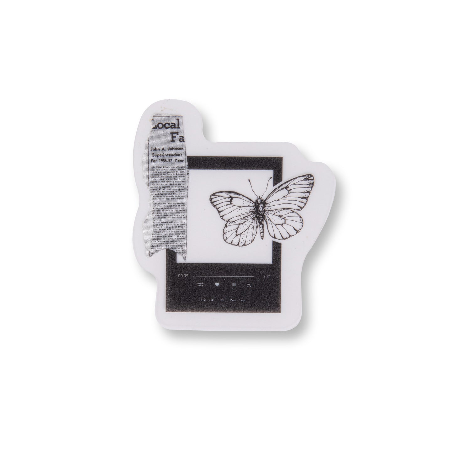 Butterfly in Mist Stickers - 30 Pcs