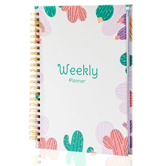 Cactus Weekly Planner - A5 - Pink