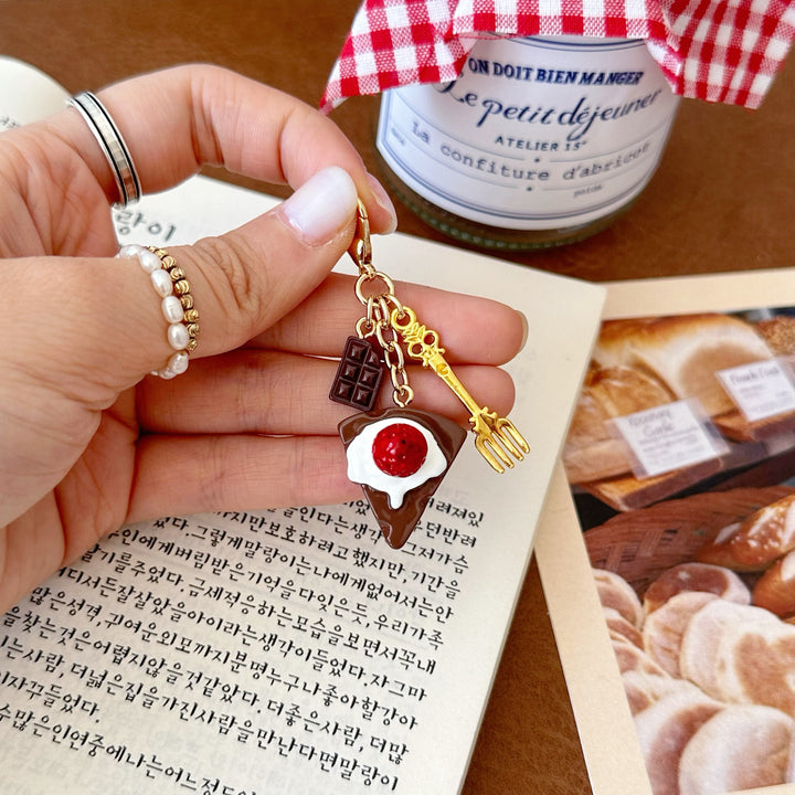 Cake Lobster Clasp Keychain