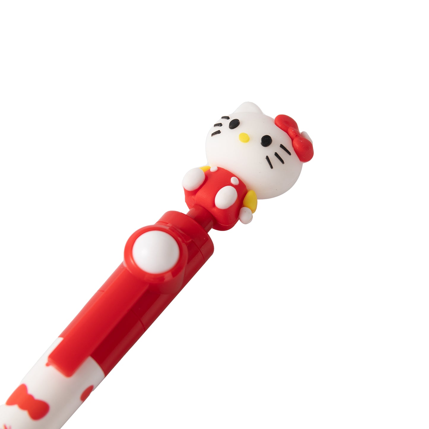 Cartoon Spinning Gel Pen - 0.5 mm - Hello Kitty - Red