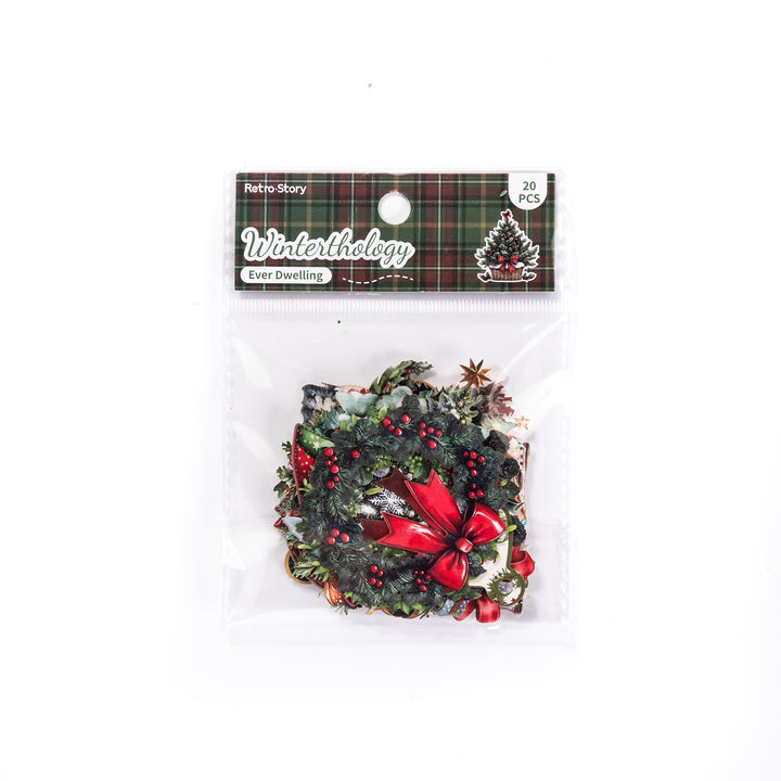 Christmas Ever Dwelling Stickers - 20 Pcs
