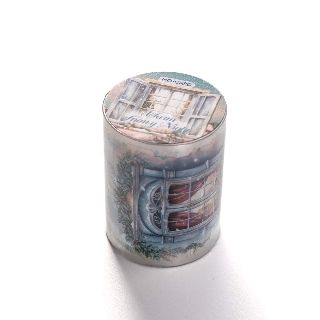 Christmas Warm Snowy Night PET Tape