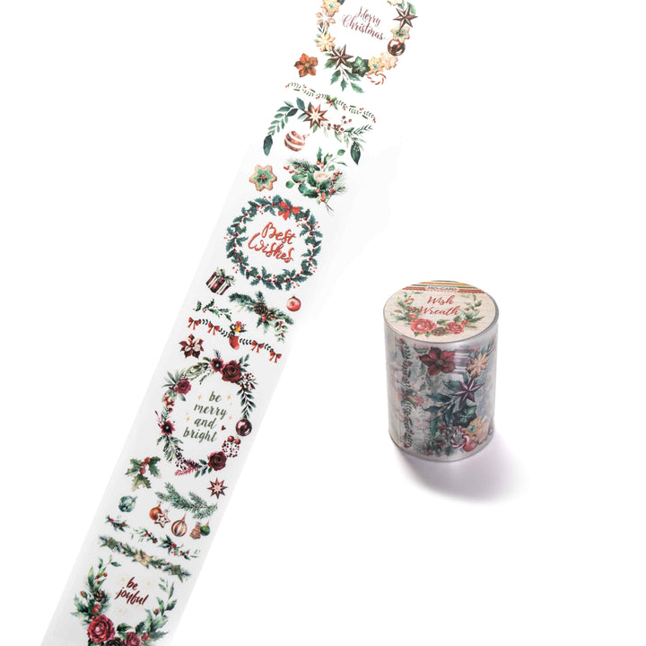 Christmas Wish Wreath PET Tape