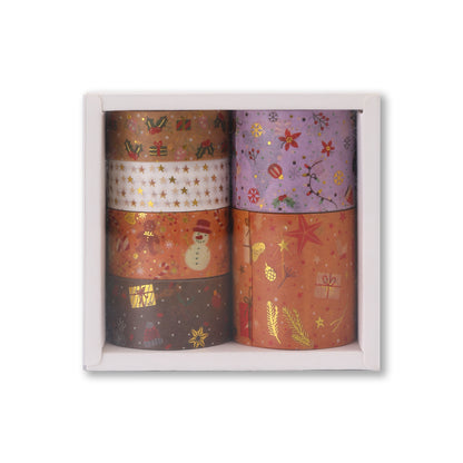 Christmas Yellow Washi Tape - Set of 6