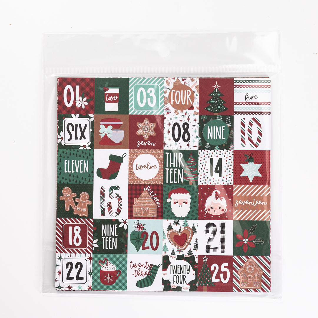 Christmas Ⅱ Scrapbook Paper - 12 Sheets