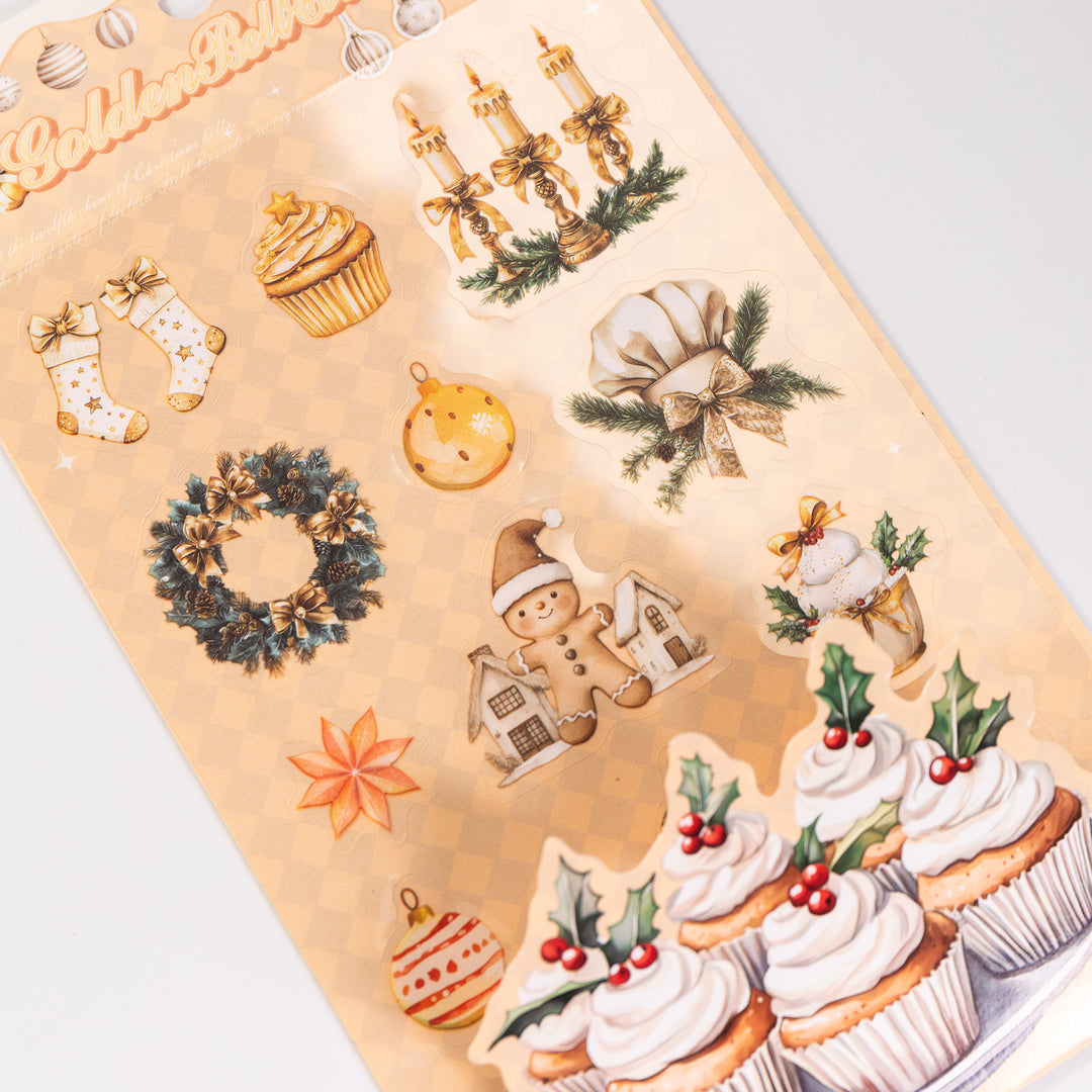 Christmas Snowy Night Stickers