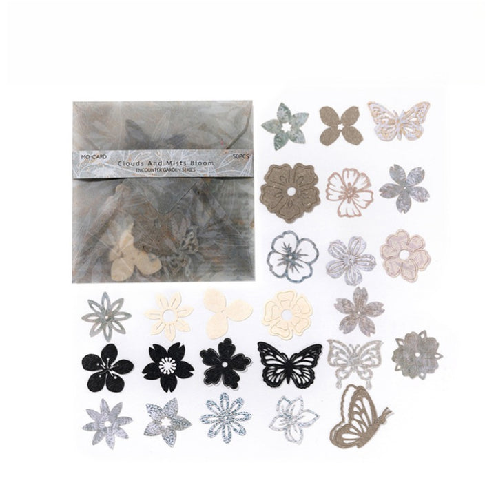 Encounter Garden Collage Scrapbook Paper Pack - 300 Pcs